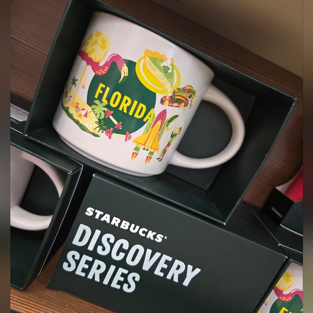 Starbucks Florida Mug - White and Green